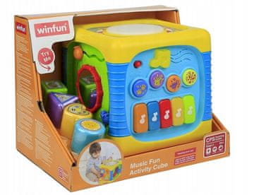 shumee Interaktivni izobraževalni kockasti boben Smily Play