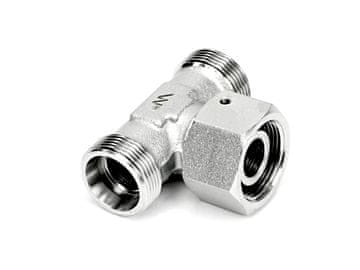 shumee Simetrični metrični hidravlični T-kratnik BAB M18x1,5 12L (XEVT) Waryński (prodano po 50 kosov)