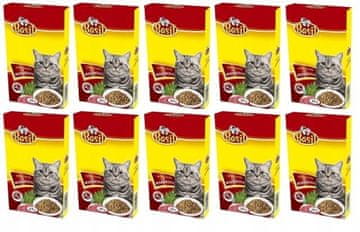 shumee Bazilika suha hrana 400 g z govedino za mačke 10 kos.