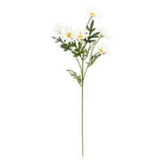 Atmosphera Umetna rastlina MARJETICA, visoka 60 cm, iz bele plastike