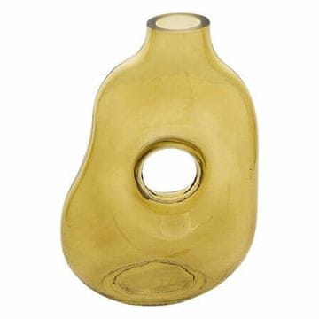 shumee Kaki vaza nepravilne oblike, rumena