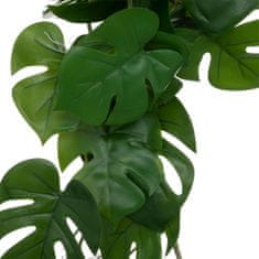Atmosphera UMETNA RASTLINA MONSTERA s kavljem 85 cm zelena