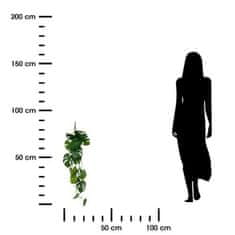 Atmosphera UMETNA RASTLINA MONSTERA s kavljem 85 cm zelena