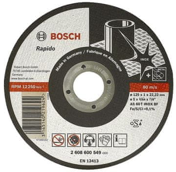 shumee BOSCH KOVINSKI DISK 230 mm x 2,0 mm x 22 mm EXPERT ZA INOX RAPIDO