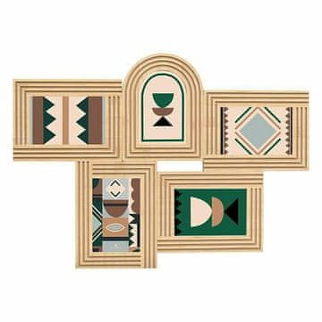 shumee Olivia Boho LESENI okvir za fotografije 5 mest boho slog