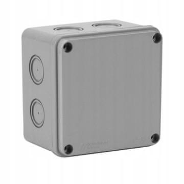 shumee Montažna doza 110x110x74 za 8 priključkov IP65