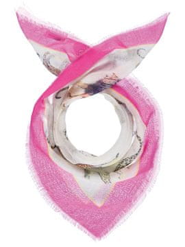 shumee Ženski šal s svetlo roza vzorci Passigatti