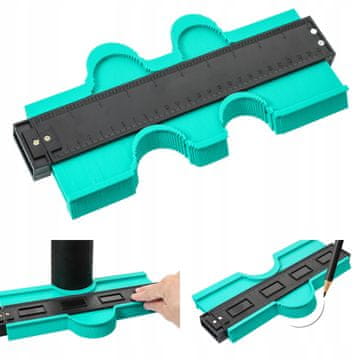 shumee ŠABLONA 25 CM VODNIK ZA KARTIRANJE OBLIK GLAZIRANE TERAKOTE