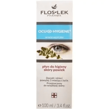 shumee Floslek OCU HYGIENE tekočina za higieno kože vek 100 ml - medicinski pripomoček
