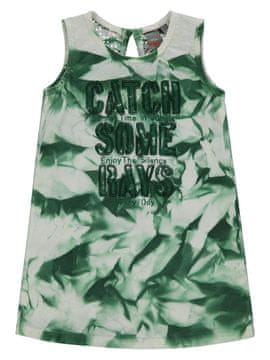 shumee Dekliška zelena obleka Kanz