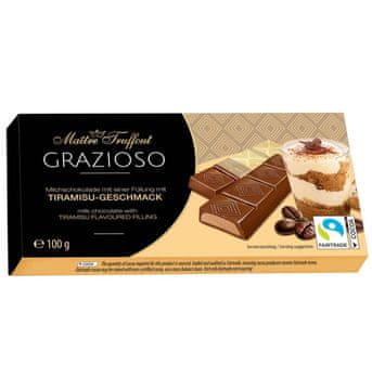 shumee Čokolade MaitreTruffout Grazioso s tiramisu polnilom 100 g