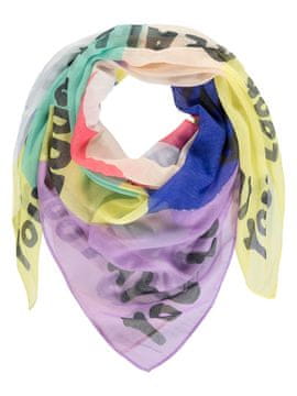 shumee Ženski vijolični šal Passigatti z napisom