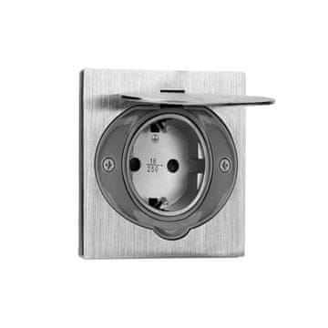 Orno Vgradna vtičnica 1x250V OR-AE-1397(GS) schuko