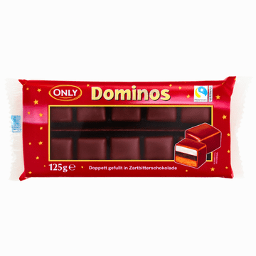 shumee Samo Domino s temno čokolado 125 g