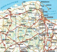 shumee Kašubija za aktivne ljudi 1:100.000. Vodoodporni turistični zemljevid. Galileos