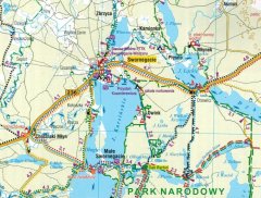 shumee Kašubija za aktivne ljudi 1:100.000. Vodoodporni turistični zemljevid. Galileos