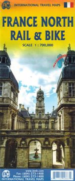shumee Severna Francija 1:700.000. Vodoodporni cestni in turistični zemljevid. ITMB