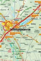 shumee Madžarska + območje Blatnega jezera. Cestni in turistični zemljevid. Demart