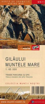 shumee Gorovje Gilau, Muntele Mare 1:65.000. Turistična karta MN11. Schubert & Franzke