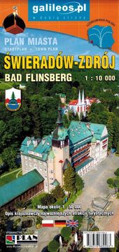 shumee Świeradów-Zdrój 1:10.000. Zemljevid / načrt mesta. Izdano 2025. Galileos