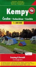 shumee Češka republika 1:500.000. Cestni zemljevid kampov. Freytag & Berndt