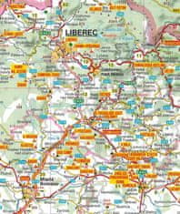 shumee Češka republika 1:500.000. Cestni zemljevid kampov. Freytag & Berndt