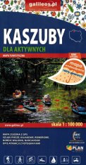 shumee Kašubija za aktivne ljudi 1:100.000. Vodoodporni turistični zemljevid. Galileos