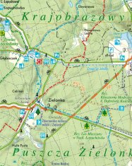 shumee Poznań in okolica 1:50.000. Obkroži Poznań. Turistični zemljevid. TopMap