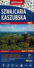 shumee Kašubska Švica 1:50.000. Turistični zemljevid. Galileos