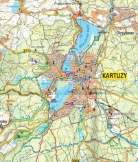 shumee Kašubska Švica 1:50.000. Turistični zemljevid. Galileos