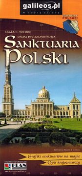 shumee Poljska svetišča / Poljska 1:900.000. Turistični in romarski zemljevid. Galileos
