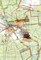 shumee Rybnik, Żory, Jastrzębie-Zdrój, Wodzisław Śląski in okolica za aktivne ljudi. Turistična karta. Galilej