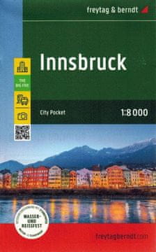 shumee Innsbruck 1:8.000. Vodoodporni zemljevid / Zemljevid mesta. Objavljeno 2023. Freytag & Berndt