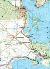 shumee Giżycko County / Giżycko. Turistična karta / načrt mesta. Izdaja 2025. Galilej