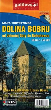 shumee Dolina Bóbr 1:50.000. Od Jelene Góre do Bolesławieca. Turistična karta. Galilej