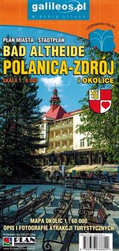 shumee Polanica Zdrój in okolica 1:8.000. Turistični zemljevid / Mestni načrt. Izdaja 2024. Galileos