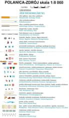 shumee Polanica Zdrój in okolica 1:8.000. Turistični zemljevid / Mestni načrt. Izdaja 2024. Galileos