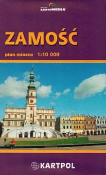 shumee Zamość 1:10.000. Zemljevid / načrt mesta. Kartpol