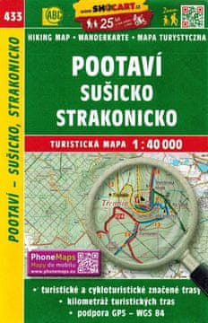 shumee Pootavi - Sušičko, Strakoničko. Turistična karta 433. Shocart