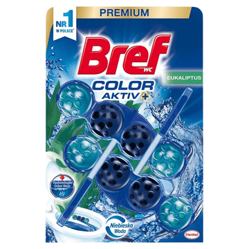 shumee Bref Colour Aktiv+ Eucalyptus Water Coloring WC obešalnik 2 kosa