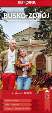 shumee Busko-Zdrój. Zemljevid / načrt mesta. Euro Pilot