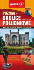 shumee Poznanj - južno območje. Turistični zemljevid. Galilleos