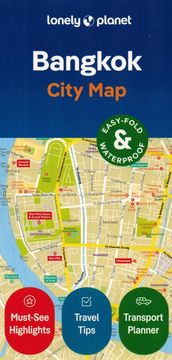 shumee Bangkok. Vodoodporni zemljevid / Zemljevid mesta. Izdaja 2024. Lonely Planet