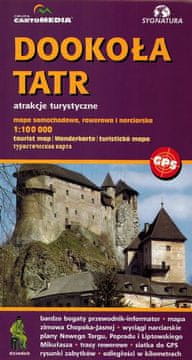 shumee Okoli Tater 1:100.000. Turistični zemljevid. Cartomedia