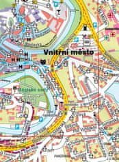 shumee Cesky Krumlov / Cesky Krumlov, Prachatice. Zemljevid/načrt mesta. Freytag & Berndt