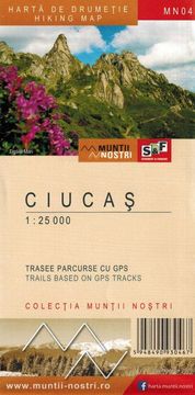 shumee Gorovje Ciucas 1:25.000. Turistični zemljevid MN04. Schubert & Franzke