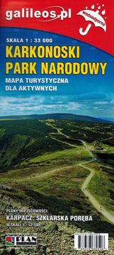 shumee Nacionalni park Karkonosze / Karkonosze Mountains. Laminirana turistična karta. Izdaja 2025. Galilej