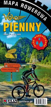 shumee Pieniny 1:30.000. Plastificirana kolesarska karta Velo. Izdaja 2024. Galileos