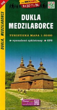 shumee Beskid Niski / Dukla, Medzilaborce. Turistična karta 1116. Shocart