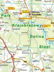 shumee Gdansk Pomorjansko / Pomerellen 1:160.000. Avtomobilski in turistični zemljevid. Galilej